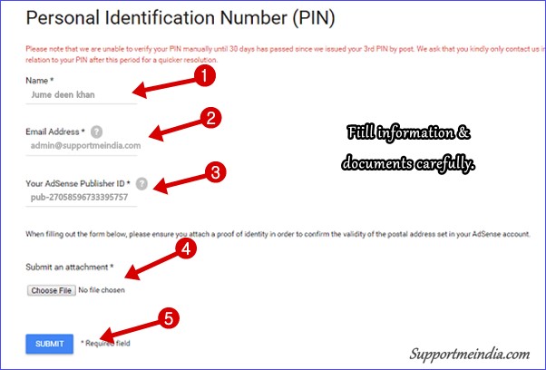 Personal Identification Number