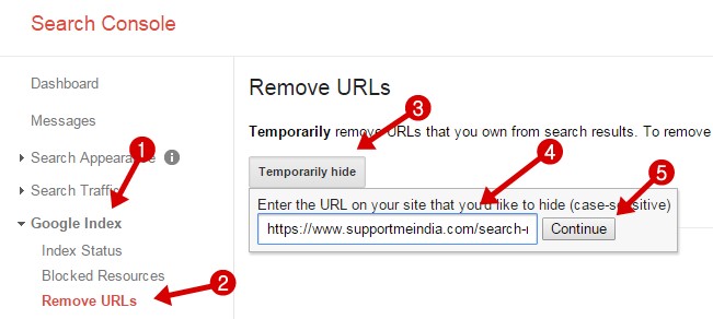 Remove URLs
