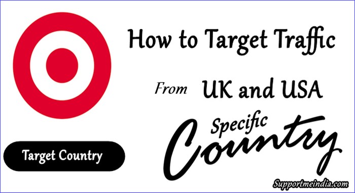 Target UK USA Specific Country Traffic