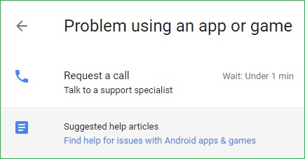 Problem using app