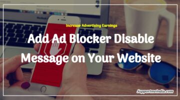 Website Me Ad Blocker Disable Message Kaise Add Kare