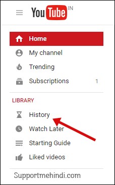 YouTube Search and watch history delete kaise kare