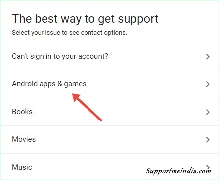 google play support solution