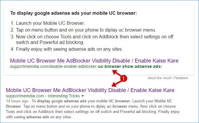 Featured snippet google 0 position