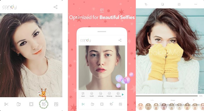 Candy Camera selfie beauty camera photo editor
