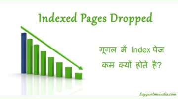 Indexed Pages Dropped