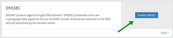 Enable DNSSEC