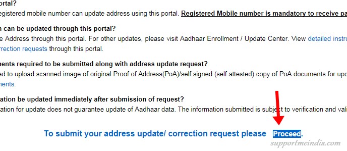 Aadhaar Self Service Update Portal