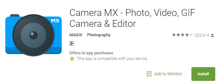 Camera MX Photo Video GIF Camera Editor