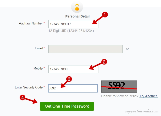 Verify Email or Mobile Number