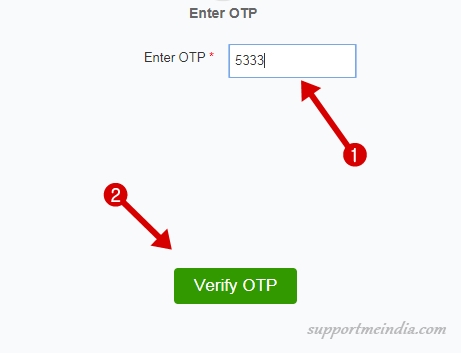 Verify Mobile Number to Aadhar