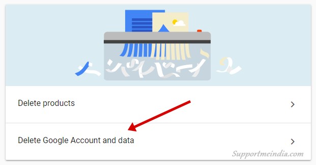 Delete Google Account and data