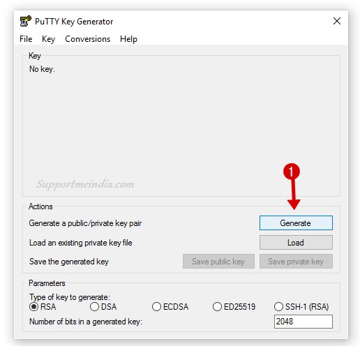 Generate SSH Key with PUTTY
