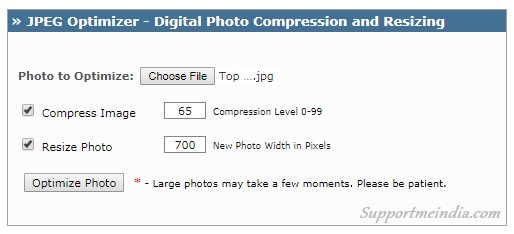 JPEG Optimizer - Free Image Optimization Tools