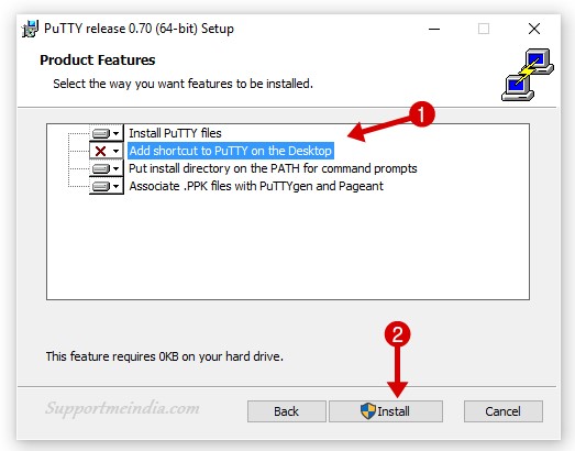 Select Prduct feature