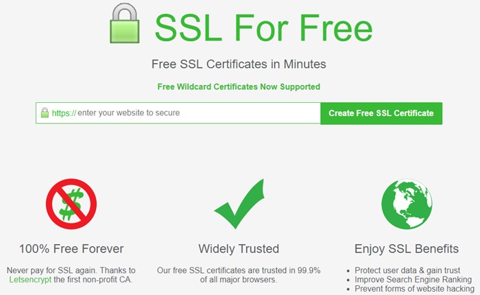 SSL For Free