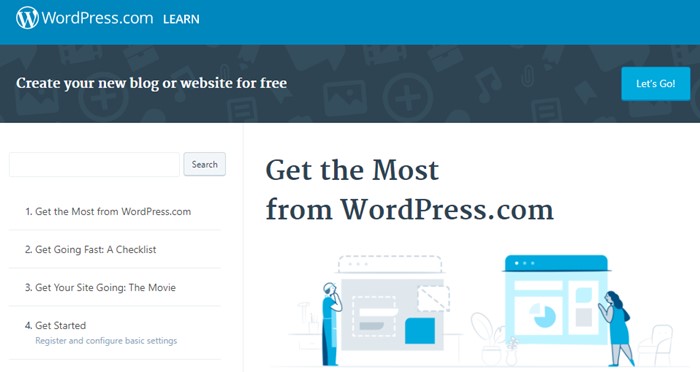 Learn WordPress with Official Site