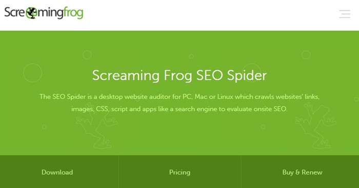 Screaming Frog SEO Tools