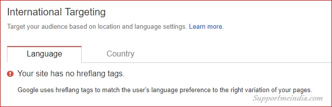 Your Site Has No Hreflang Tags