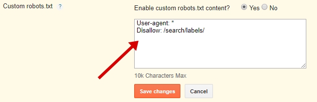 Blogger Robots.txt