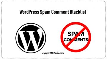 WordPress Spam Comment Blacklist