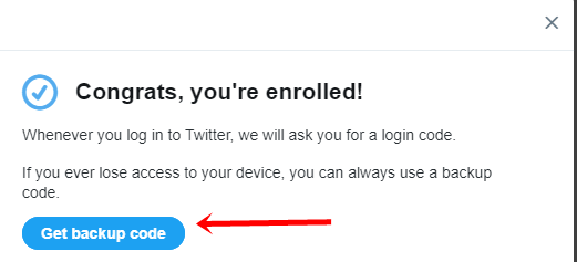 enable 2 step verification twitter