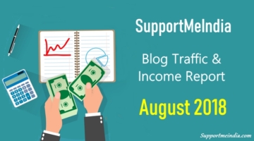 Traffic and Income Report August 2018