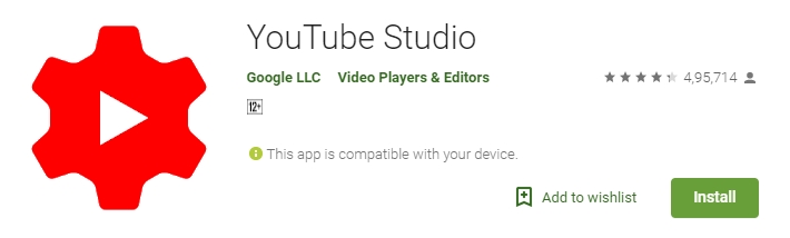 YouTube Creator Studio for Android
