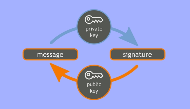 Digital signature working process