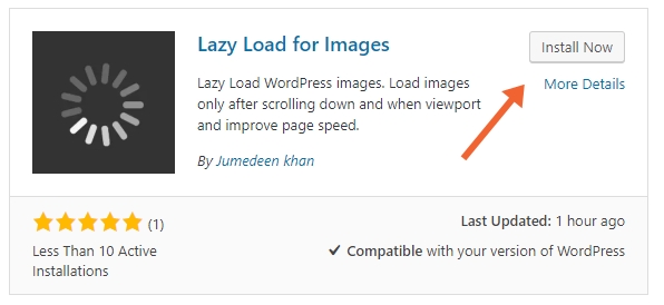Lazy Load for Images Plugin