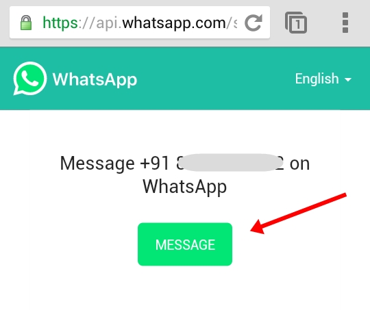 Send WhatsApp Message without Saving Number