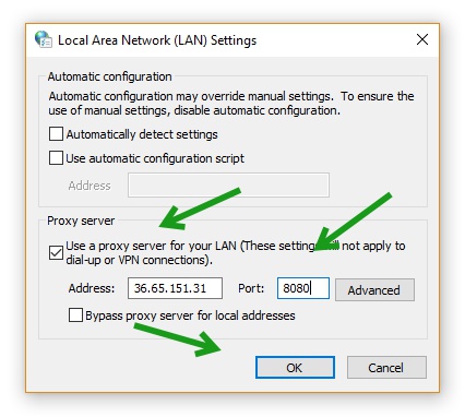 Local Area Network (LAN) Settings