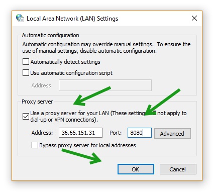 Local Area Network (LAN) Settings