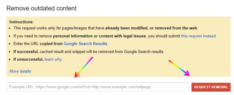 Remove Personal Details from Google Search