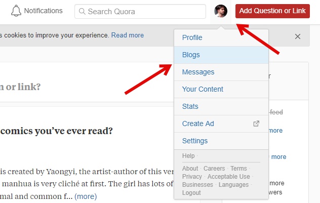 Start your Quora Blog