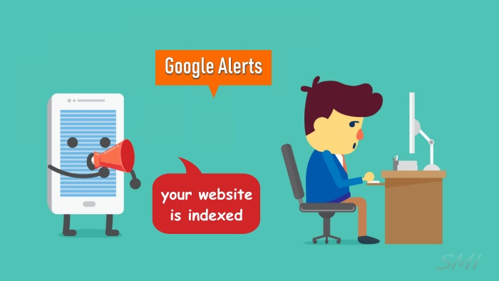 Google alert for new post indexed