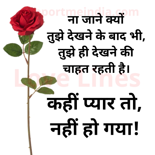 Love lines in hindi