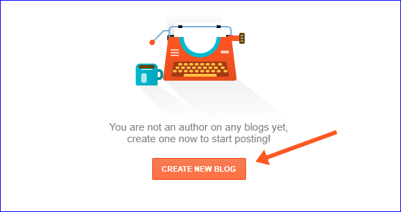 Create New Blog at Blogger Platform