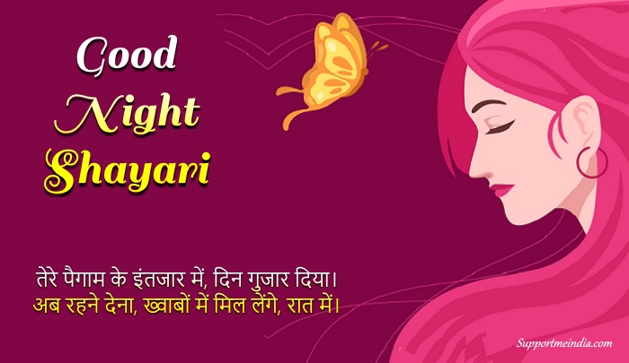 Good Night Shayari in Hindi