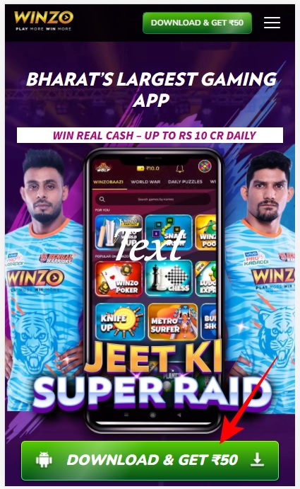 Download WinZO APK