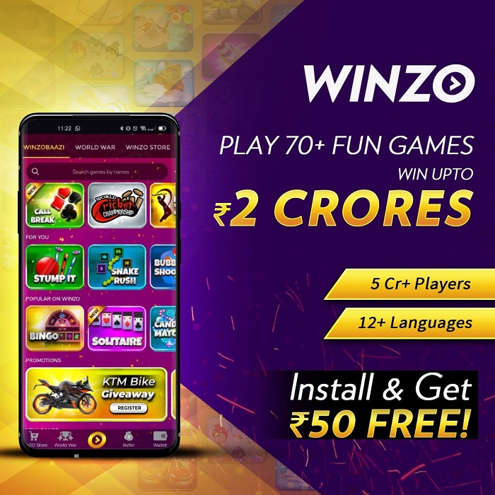 Install Winzo App