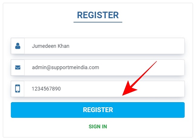 Social Cash Club Register