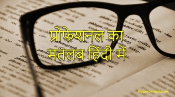 Professional Meaning in Hindi