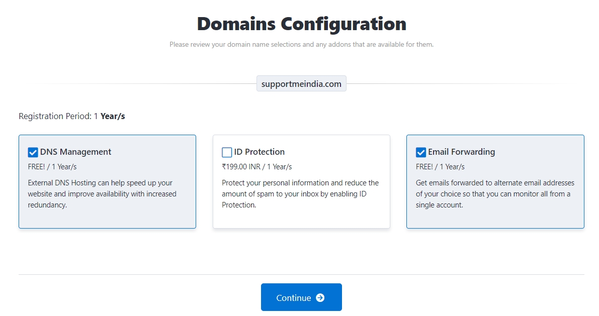 Domain Configuration