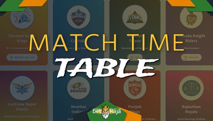 match time table