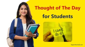 Tought of the day for students