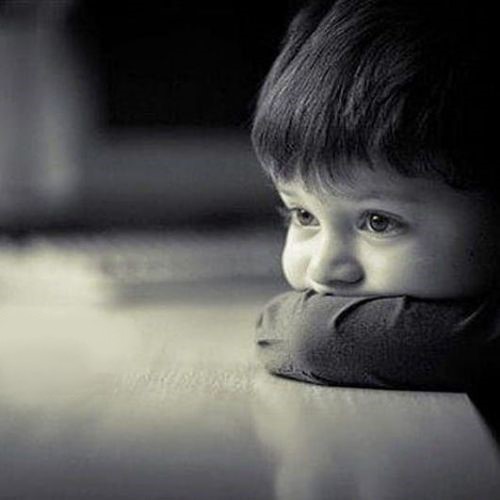 sad little boy