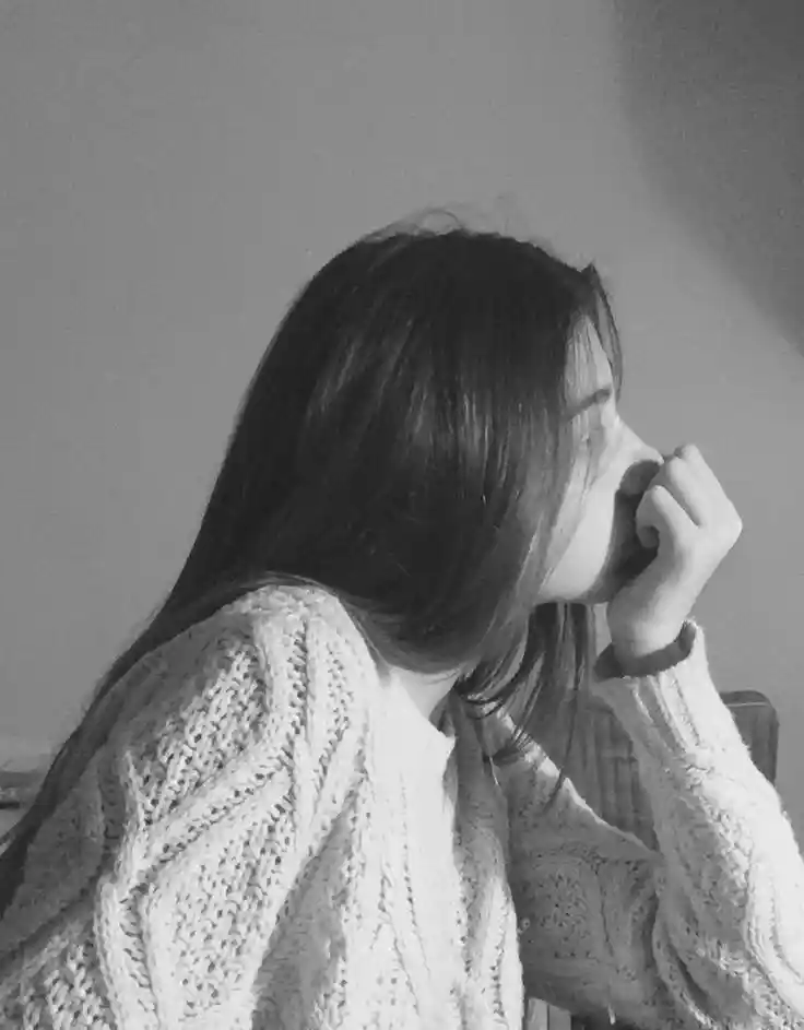 sad girl thinking photos