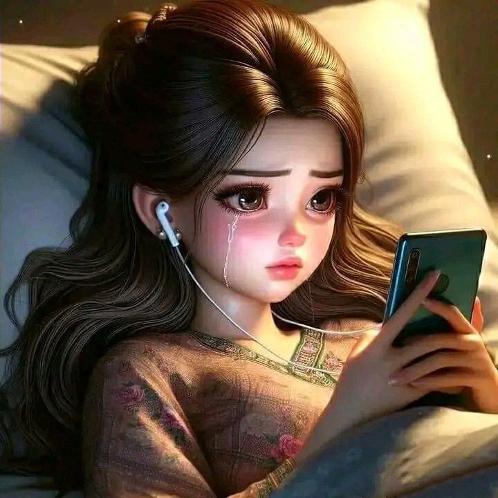 sad dp for girls
