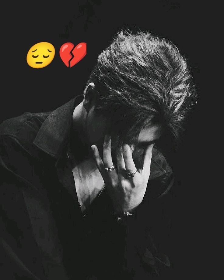 Black and White Alone Boy Dp